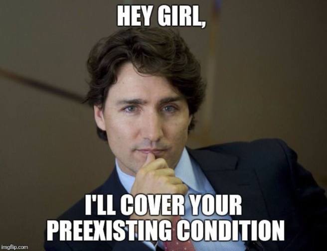 Trudeau Preexisting Conditions